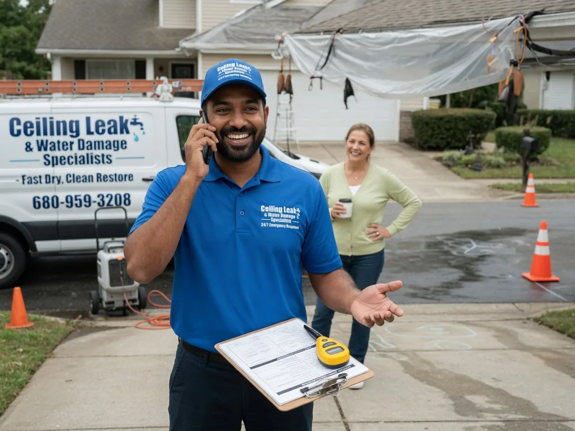 Ceiling Leak Cleanup Estherville, IA FAQs